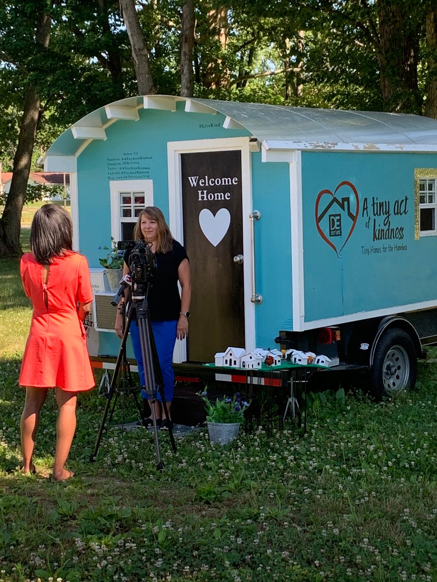 atinyactkindnes's tweet photo. The word is spreading about our plans to build tiny homes to help transition homeless individuals into permanent housing. 
We were interviewed by https://t.co/Ks2JTzcmm3 with https://t.co/Lsb2anZ0CG
Here is the post about our interview https://t.co/SuSnJj2Oez
#TinyHomes
#LiveKind https://t.co/kbZzV4r5zb