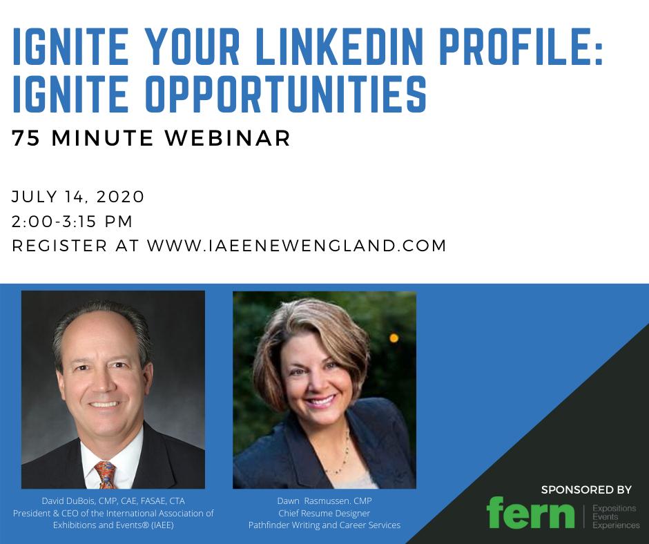betsbair's tweet photo. Learn how to make the most out of your LinkedIn profile in a free webinar hosted by IAEE New England on Tuesday, July 14 at 2 pm ET. A professional LinkedIn writer will guide you step by step. Register here: https://t.co/YYDXdAYo1x @IAEE_HQ @ny_iaee @IAEEMWC @iaeemsc @IAEE_DFW https://t.co/JUrux5sCxO
