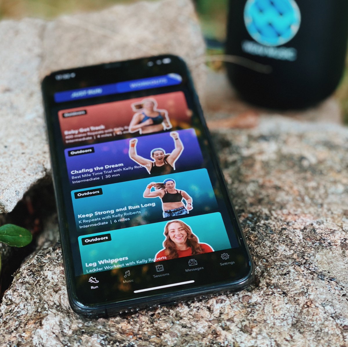 WeavRun's tweet image. Whether you’re feeling “Short and Spicy” or you want to “Keep Strong and Run Long”, we have workouts for all fitness levels! 🔥🔥🏃‍♀️
Try our Adaptive Workouts, which adapts both music and voice coaching to your pace in real-time! The workouts led by Coach @kellykkroberts #running