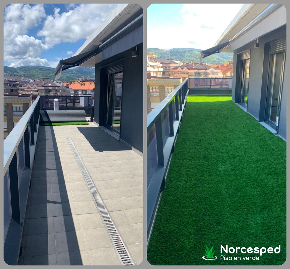 Norcesped's tweet photo. @AnderCapa lo tenía claro, no solo quería césped en el campo, así que decidió contar con nosotros para poner #CéspedArtificial en su terraza y ha quedado genial🤩
Si queréis que vuestra terraza luzca así, contactad con nosotros:
📧 info@norcesped.com⁣⁣⁣
☎️ 944562301⁣⁣⁣ https://t.co/NqaDZJnhph