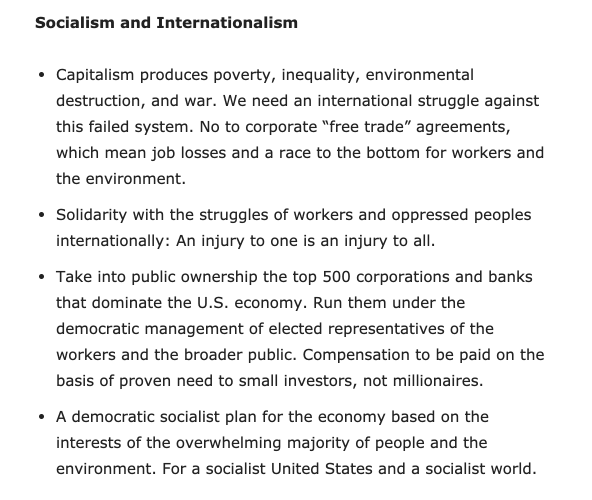 What is Sawant's ultimate goal? To launch an "international struggle against [capitalism]," "take into public ownership the top 500 corporations and banks that dominate the US economy," and create a "socialist United States and a socialist world."/End