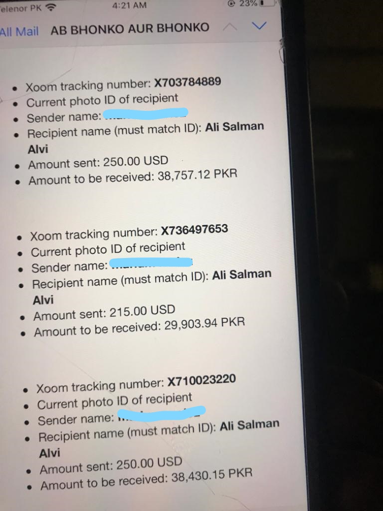 just after 7 months of marriage sadaf found out that  @alisalmanalvi is blackmailing women for money using different twitter IDs. She found emails and receipts of money sent to ali salman . on confrontation salman apologized by saying it was an old chapter that he needed closure