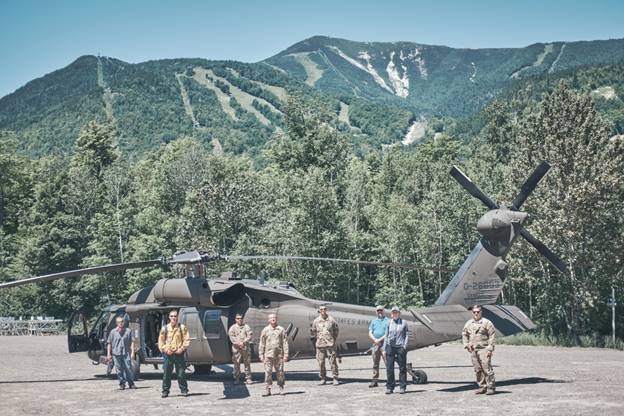 NYSDEC's tweet photo. On 7/6, DEC Forest Rangers provided support to NYS @NationalGuard, Albany Div., aviation officers for high &amp; low recon w/a Blackhawk UH-60 at Whiteface Mtn. Find details on this and other DEC Forest Ranger highlights here: https://t.co/zvX0KZEdEt https://t.co/C8lrS6HbzM