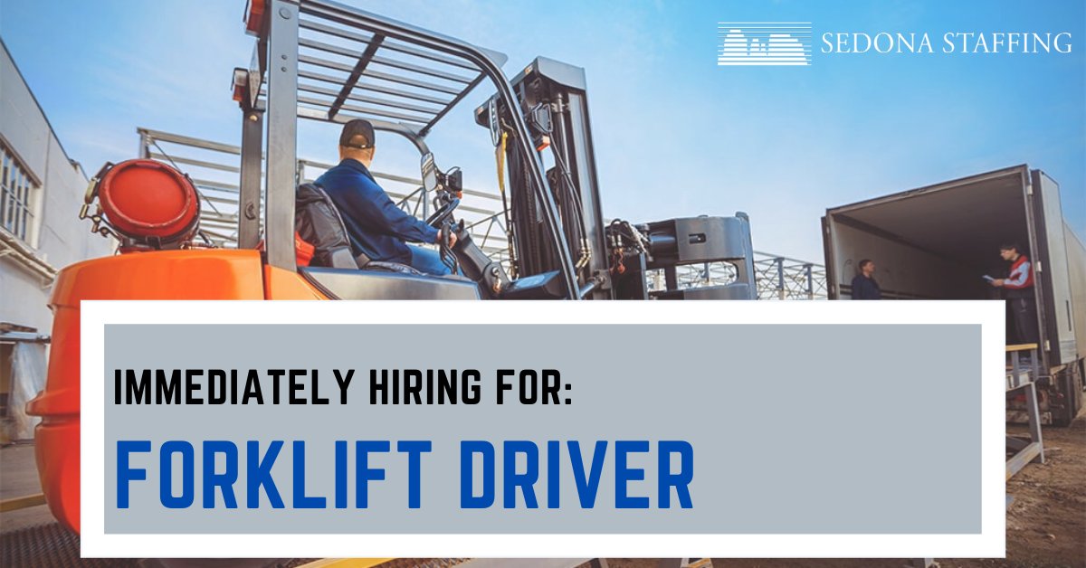 sedonacentraltx's tweet photo. Immediately hiring Forklift Drivers in Killeen, Texas. Full job description here: https://t.co/QVWlzghTAn

#Killeen #FortHood #jobs https://t.co/eMGpjmzyZw
