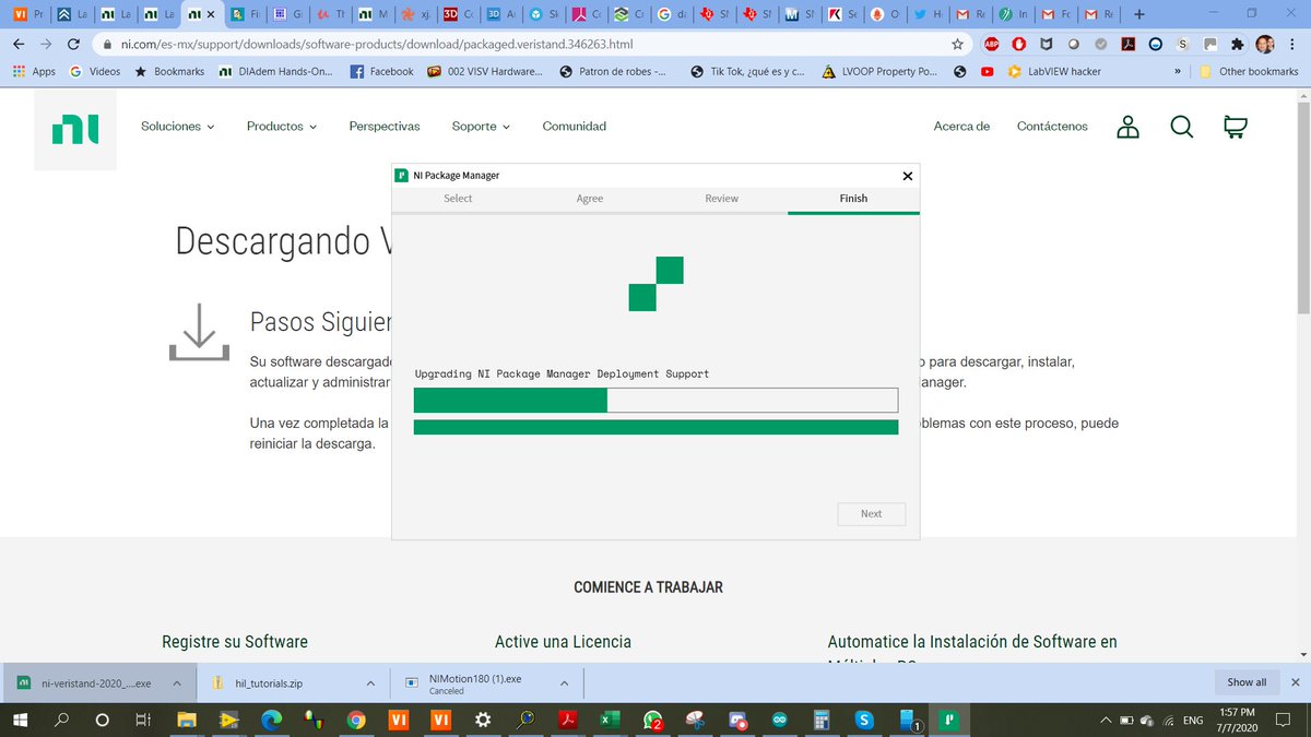Primera vez que veo el logo nuevo de NI en un instalador.. extraño al aguilita..