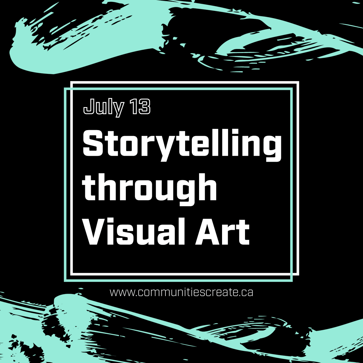 the_studioTO's tweet photo. JUST ANNOUNCED! π€π On July 13 at 12PM EST, we have a #CommunitiesCreateVisualArt workshop lined up for your week! #OvilaMailhot and @takingitglobal will give you some good pointers on drawing and storytelling β To sign up, visit https://t.co/krFuauvEN5 #CommunitiesCreate https://t.co/pVtSi1h245