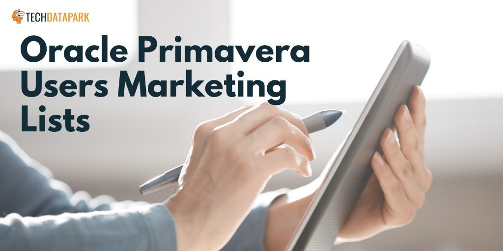 techdatapark's tweet photo. Bank on TechDataPark’s updated Oracle Primavera Customers Database to obtain highly convertible sales prospects &amp;amp; record high sales. 
https://t.co/2XmNA15cYA

#oracle #Primavera #Database #TechDataPark https://t.co/nsQg5V68QJ