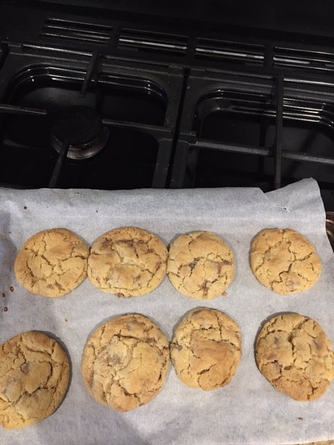HextableBB's tweet photo. After the scones comes the chocolate chunky cookie dough. Really tasty and fun to make. A massive thank you to @allianceonline for getting the ingredients to us so quickly and safely so that all ages could enjoy the excitement of home baking. #BoysBrigade #LifeToTheMax https://t.co/7w5TRt8Wgh