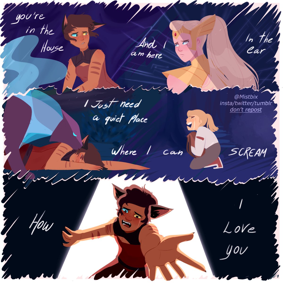 mistbix's tweet photo. i want you  #SheRa #catradora https://t.co/QUgXhyBos3