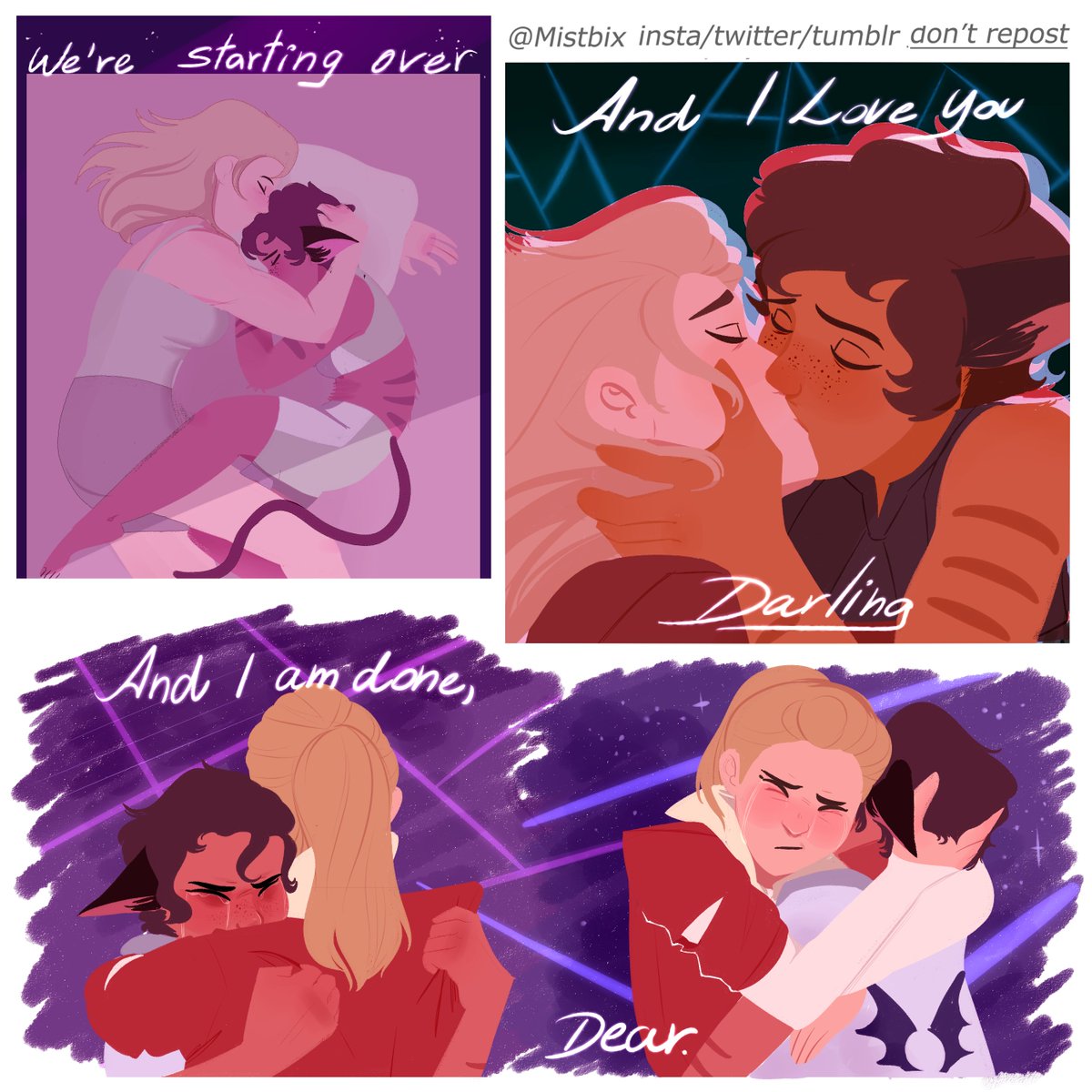 mistbix's tweet photo. i want you  #SheRa #catradora https://t.co/QUgXhyBos3
