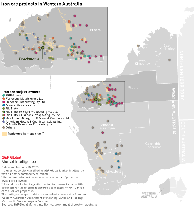 steph_tsao's tweet photo. @SPGMarketIntel's look at #iron ore mines near heritage sites in Western Australia after @RioTinto's expansion in Juukan Gorge: https://t.co/HJi1gqRBY7: https://t.co/wdx3LJg3Js