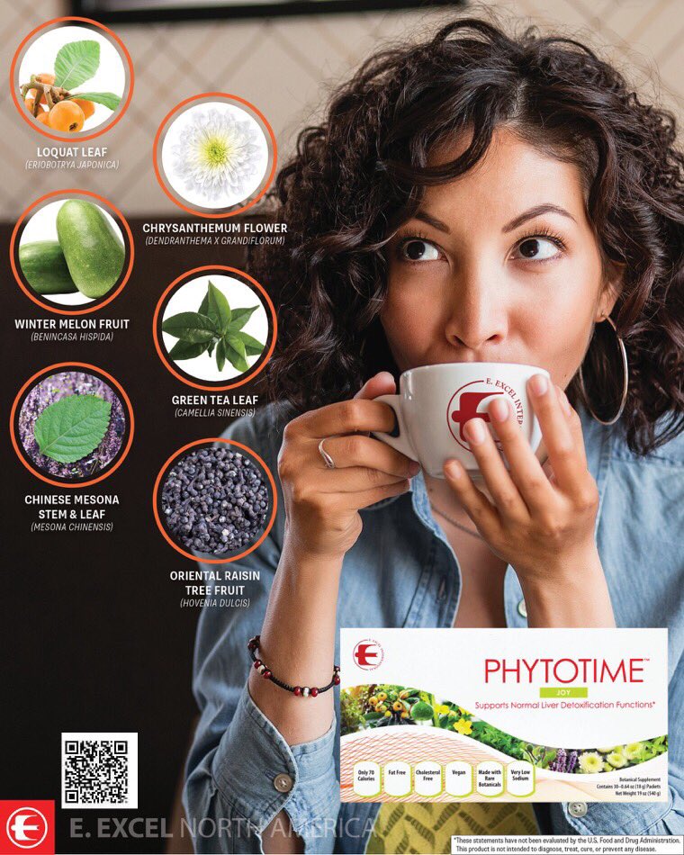 20danyun's tweet photo. Phytotime Joy is a sweet cooling tea which helps to support normal liver detoxification functions, the body’s normal cleansing functions and normal anti-inflammatory functions.*

#EexcelNA #EexcelCares #ShareEexcel https://t.co/XrUlHz7Byx