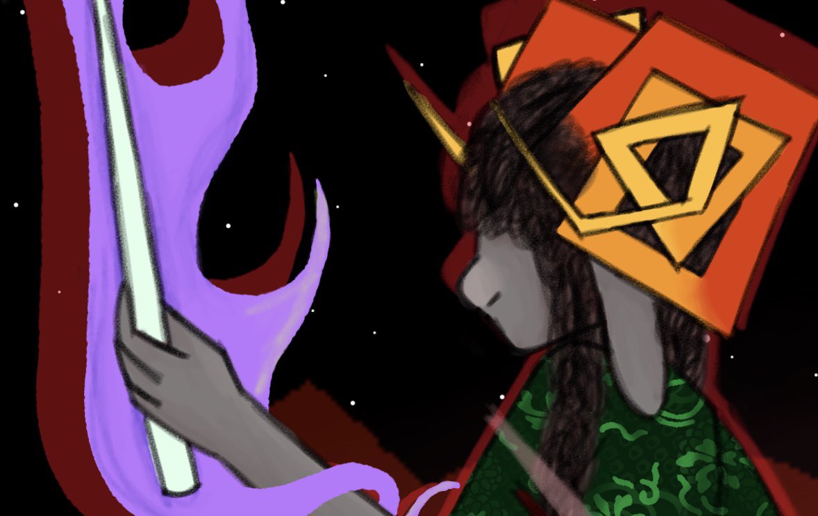 ender_slime_'s tweet photo. preview of my first piece for the @witchoftimezine !! comes out in 3 days im so excited :3 https://t.co/hOzBBs9Lop