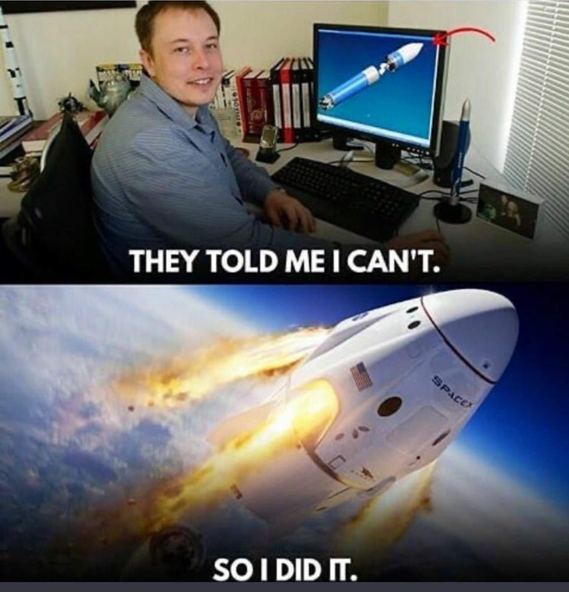 ninjitalia's tweet photo. #EyeOnThePrize #determination #fightadversity #overcomeobstacles #keepgoinguntilyoureachthetop #nevertakenoforananswer #practicemakesperfect #theresnosubstituteforhardwork #YouCanDoIt #Believe #Thekeytosuccessisagreatteam 💓🌎🚀🌟 #ElonMusk @ElonMusk #Spacex 👏 @StaceyR28715306 https://t.co/RoUfh2QGtO