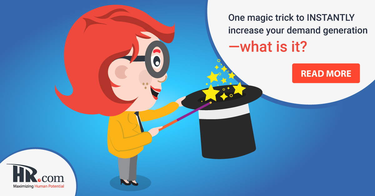 Wouldn't it be nice if there was one little trick you could use to instantly boost demand generation? Well, there is -- and you can find out by checking out this article! web.hr.com/ora2 
#customeradvocacy #customerstories