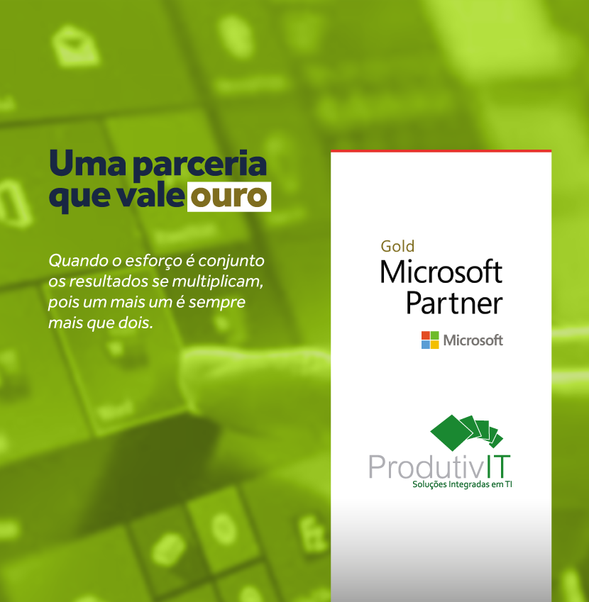 produtivit's tweet photo. #ProdutivIT e #Microsoft trabalhando unidas para trazer soluções rápidas e seguras para o seu negócio
#MicrosoftGoldPartner https://t.co/0wHr1avrZC