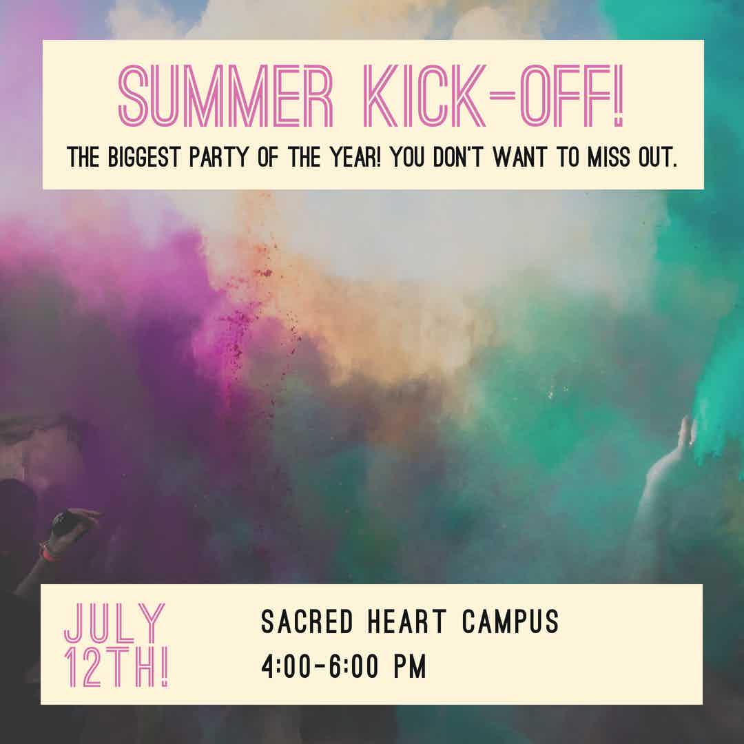 CathedralYm's tweet photo. SUMMER KICK OFF THIS SUNDAY!!! Meet at the Sacred Heart Campus at 4pm to 6pm! Remember to dress appropriately! https://t.co/gF9A2wAxMO