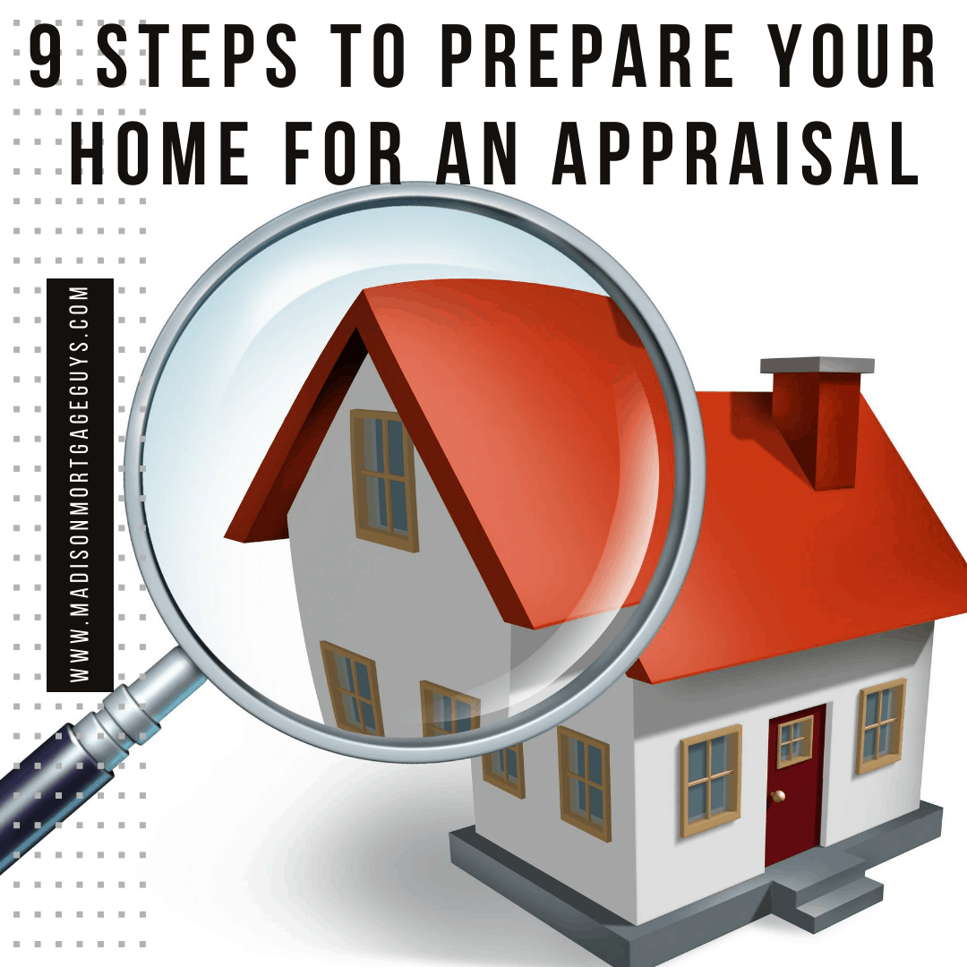 MortgageUpdated's tweet photo. 9 Steps To Prepare Your Home For an Appraisal https://t.co/6UGakkIpPS #RealEstate #MortgageUpdated #HomeSelling via @MadisonMortgage https://t.co/YwmK9O2x2J