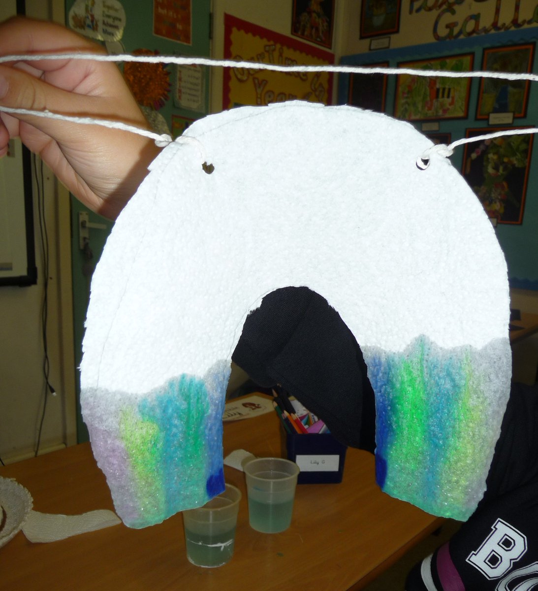 SandyLaneGERMAN's tweet photo. Rainbow chromatography experiments in Pod 5 - thanks Mrs Westwood, these were great fun! @sandylaneyr5 @sandylaneY4  @SandylaneELSA https://t.co/Z3ssKN53h3
