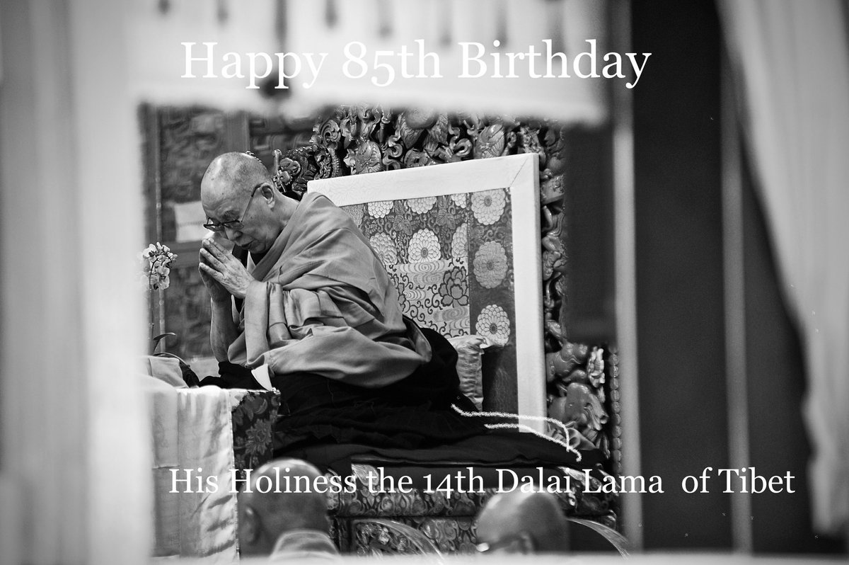 NadezdaTT's tweet photo. Yesterday the world celebrated with His Holiness his 85th Birthday. Happy Birthday, with love 🎉 Photo by @NadezdaTT during a teaching in Dharamshala, Nov 2019 #DalaiLamabirthday #DalaiLama #dharamshala #Buddhism #tibet https://t.co/nEf0aTxjyT