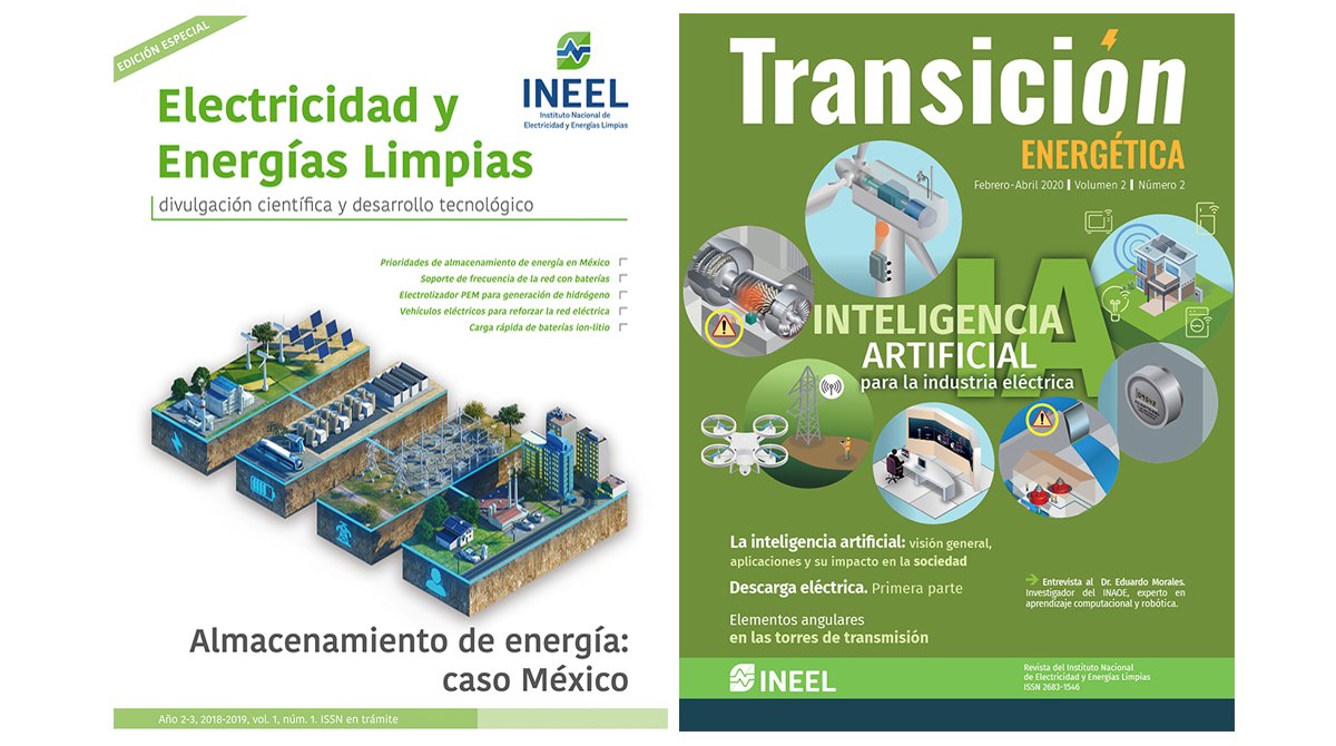 INEEL_MX's tweet photo. Consulta la #RevistaDeElectricidadYEnergíasLimpias, antes #BoletínIIE, conoce la #RevistaTransiciónEnergética y entérate de los trabajos de #Investigación, #DesarrolloTecnológico e #Innovación del #INEEL en estas publicaciones. 
Visítanos: https://t.co/6EOvcu3B1T
#INEEL https://t.co/cUWaKuoN7F