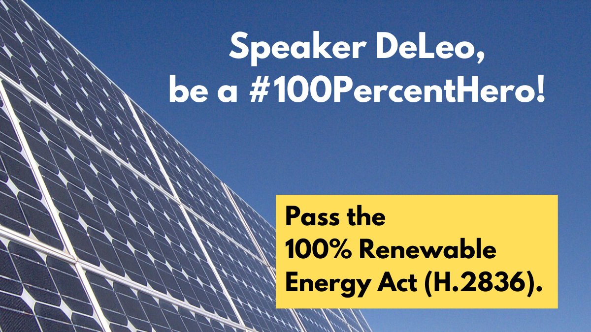 solarforgood's tweet image. We can power Massachusetts entirely with clean, renewable energy from the sun and the wind. @SpeakerDeLeo, please be a #100PercentHero by passing the Decker/Garballey 100% Renewable Energy Act.