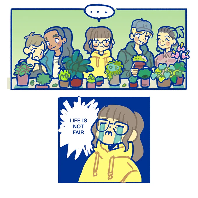 i want a girlfriend to buy plants with too &gt;:OOO 