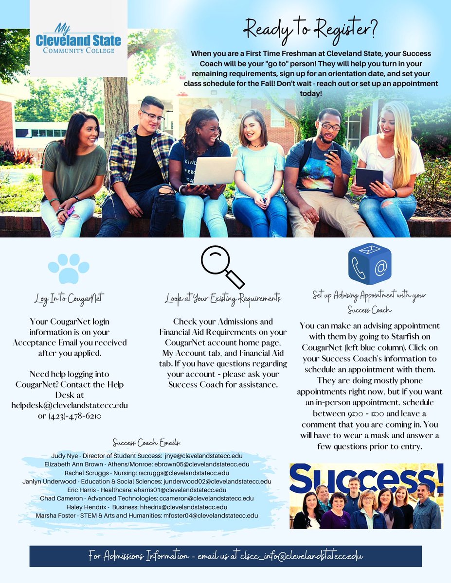 Hey, First Time Freshmen! Are you ready to register for your Fall 2020 classes? Check this out! ⬇️