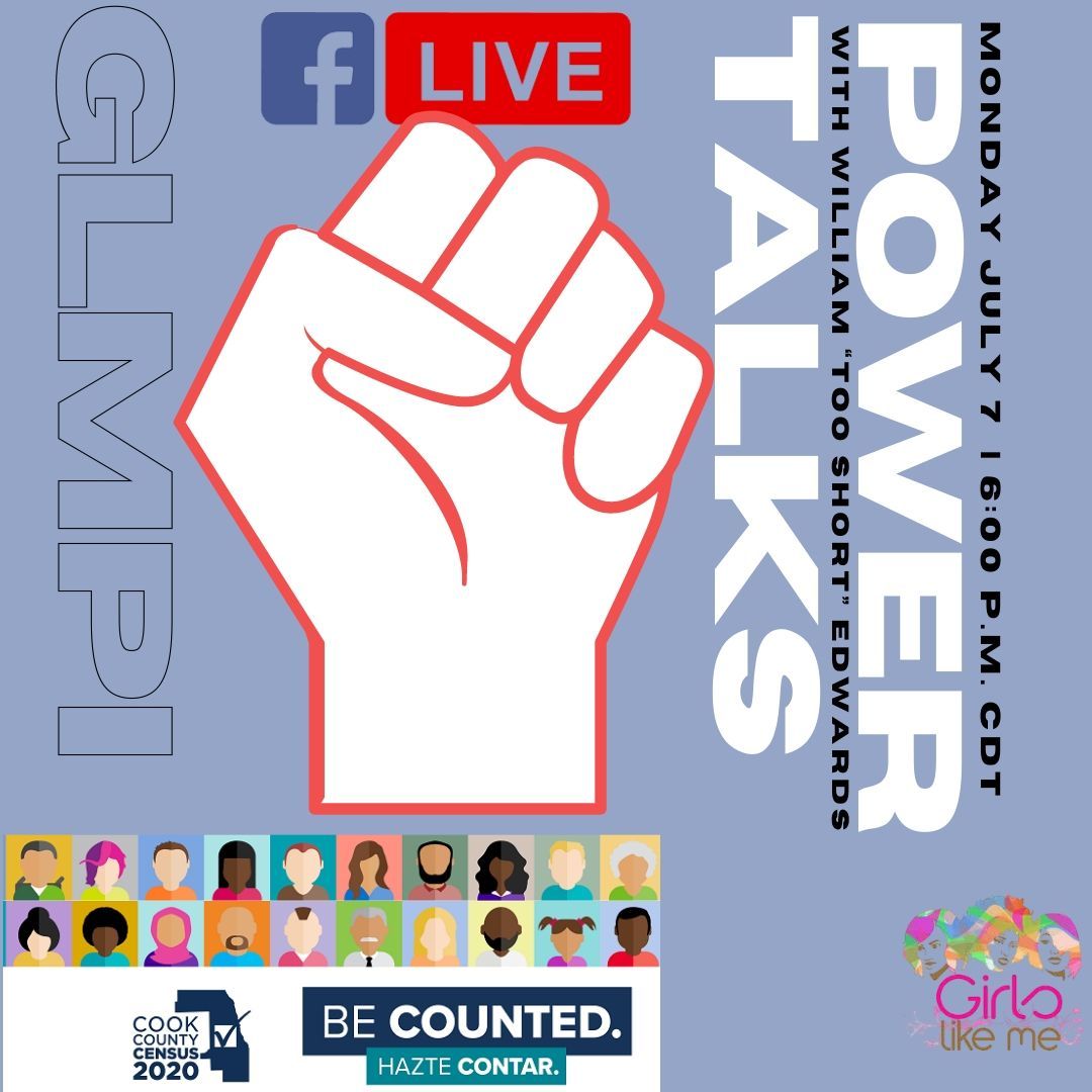 GirlsLikeMeProj's tweet photo. It's time for PART TWO of GLMPI podcast! ๐ง๐GLMPI Power Talks is a 5-part series dedicated to the US Census and Justice Involved Fathers.
๐๐พ Today's Guest: William โToo Shortโ Edwards. https://t.co/RZubeR2zGC. #CometoYourCensus #CookCountyCensus #FriendsofGLMPI https://t.co/p98Itv9Avs