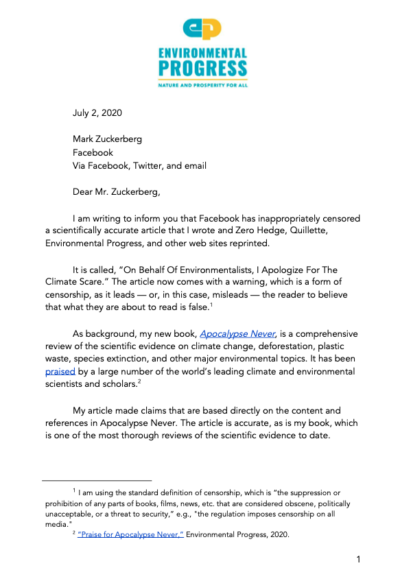 An organization calling itself  @ClimateFeedback is misrepresenting the science examining climate change’s impact, or lack thereof, on natural disasters, and other major questions, including species extinction.