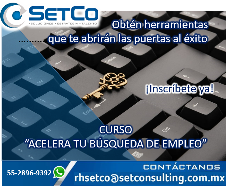 SetConsultingmx's tweet photo. Inscríbete a nuestro curso "ACELERA TU BÚSQUEDA DE EMPLEO" 🤝#SetConsulting #ActualizarCv #Cv #Empleabilidad #ConsigueEmpleo #SiempreContigo #RRHH #RRSS #GraciasPorCuidarnos #Resume #NuevaNormalidadCDMX https://t.co/uELllgirqZ