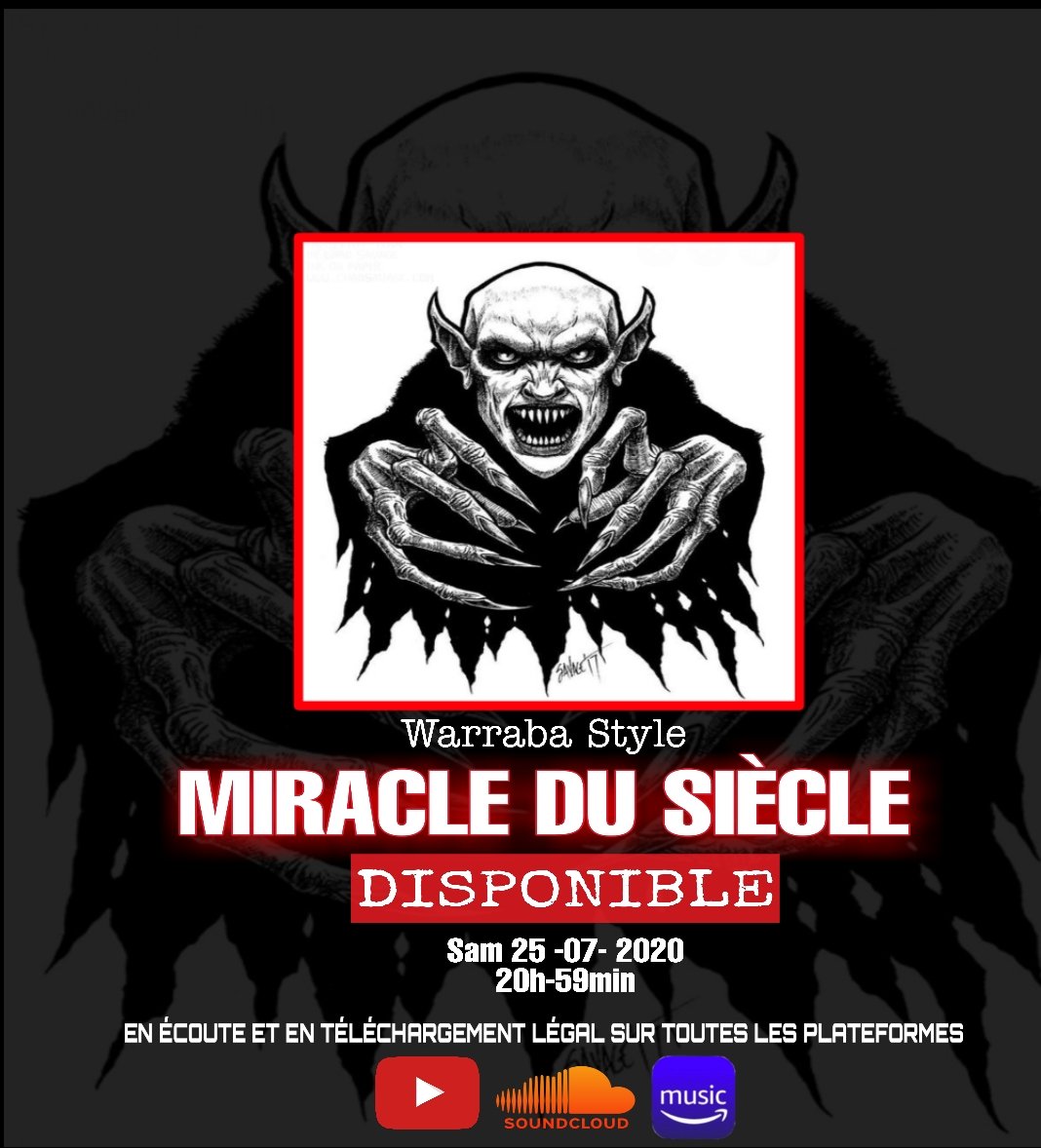 WarrabaStyle's tweet image. Hello les fanas  c'est encore votre @WarrabaStyle ( Artiste Audacieux ) je vous donne rendez-vous le 25 juillet sur ma chaîne YouTube pour la sortie officielle de notre miracle du siècle merci pour vos soutiens