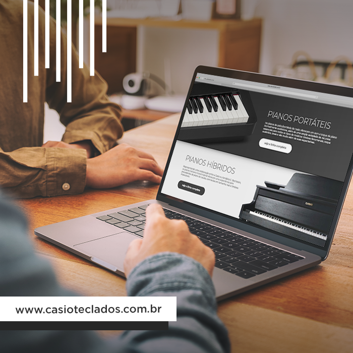 CasioTeclados's tweet photo. Com o novo site da Casio Teclados você navega e aprende a cada clique. 💻
Além de ter um design inovador e trazer fácil interação, o site conta com tudo o que você precisa para saber mais sobre nosso teclados e os melhores modelos para sua necessidade. 🎹
#GoBeyondSound https://t.co/3spRLvdANr