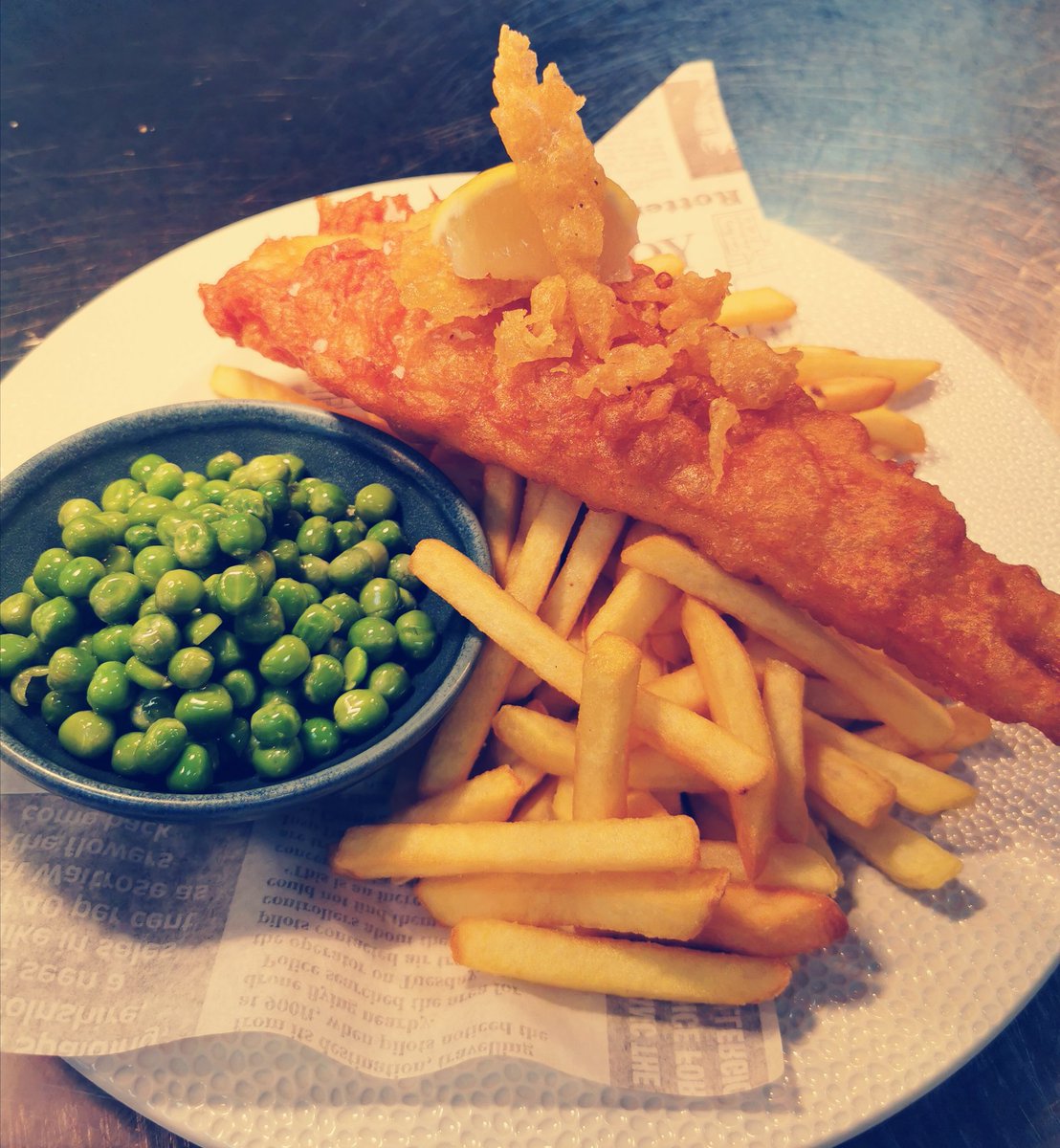 'The best fish and chips in Teddington!' not my words but I concur. @robkennedy0 <a href="/TheLensbury/">The Lensbury</a> <a href="/samwoolmore/">Sam Woolmore</a> @churchill1795 <a href="/MattJBradley85/">Matthew Bradley</a>