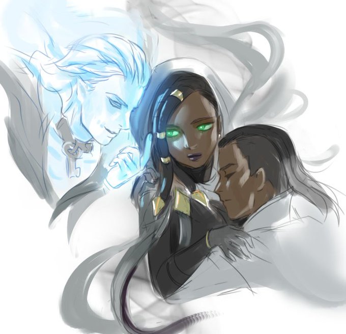 Xoanim's tweet photo. Riottt Can I see this Love triangle too?🥰
#Thresh #Senna #Lucian https://t.co/656Tyh4HzK