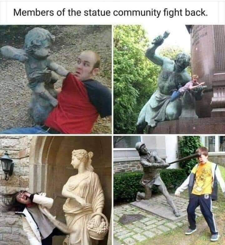 robyn_boelter's tweet photo. ,😂😂😂 #statuesfightback https://t.co/yAw7VlHZw6