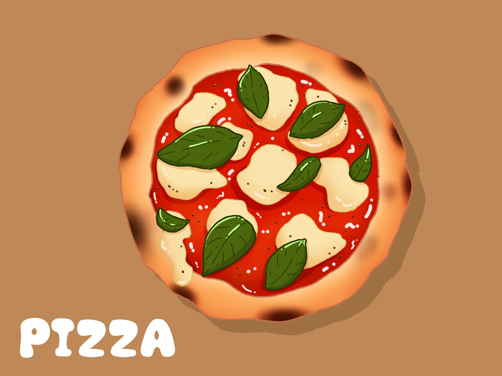 兼子良 ピザ描きました 一応マルゲリータです フリー素材ですので 良ければ使って下さい イラスト ピザ マルゲリータ フリー素材 Pizza T Co Rbh1mz2c36 Twitter