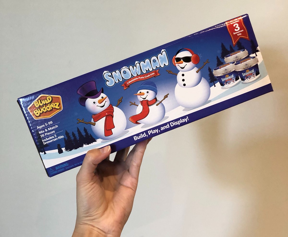 Got it! 🤩 Cool down this summer with Build Buddiez! ❄️ Squish, tear, and mold the putty into whatever shape you like! Then decorate 😊 Find it here: amazon.com/dp/B07YKX8JC7?…
#toys #play #fun #crafts #artsandcrafts