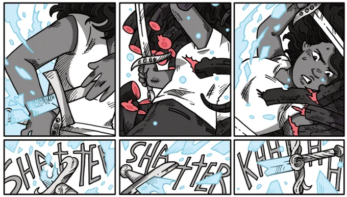 New Namesake update. 
Sword ballet.
#fairytales #namesakecomic #hiveworks
☆Comic ☆-- https://t.co/rJ0sFNn2GZ                                      
☆Patreon☆ -- https://t.co/lWLa2Pc34Q 
