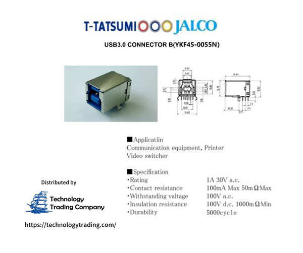 techtradingco's tweet photo. #USB #Connector #B #JALCO

USB3.0 Connector B from T-Tatsumi (JALCO) https://t.co/tOISMrZaeW