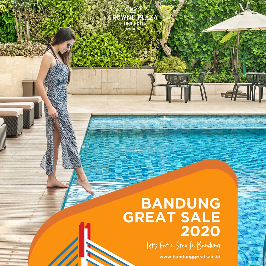 Kami sambut kedatangan anda di Kota Bandung, nikmati penawaran terbaik kami di Bandung Great Sale 2020.

bandunggreatsale.id

Periode : 1 Juli - 31 Agustus 2020.

#IHG #CROWNEPLAZABANDUNG #YOURCROWNEMOMENT #travelbandung #infobdg #promohotel #hotelbandung #BandungGreatSale