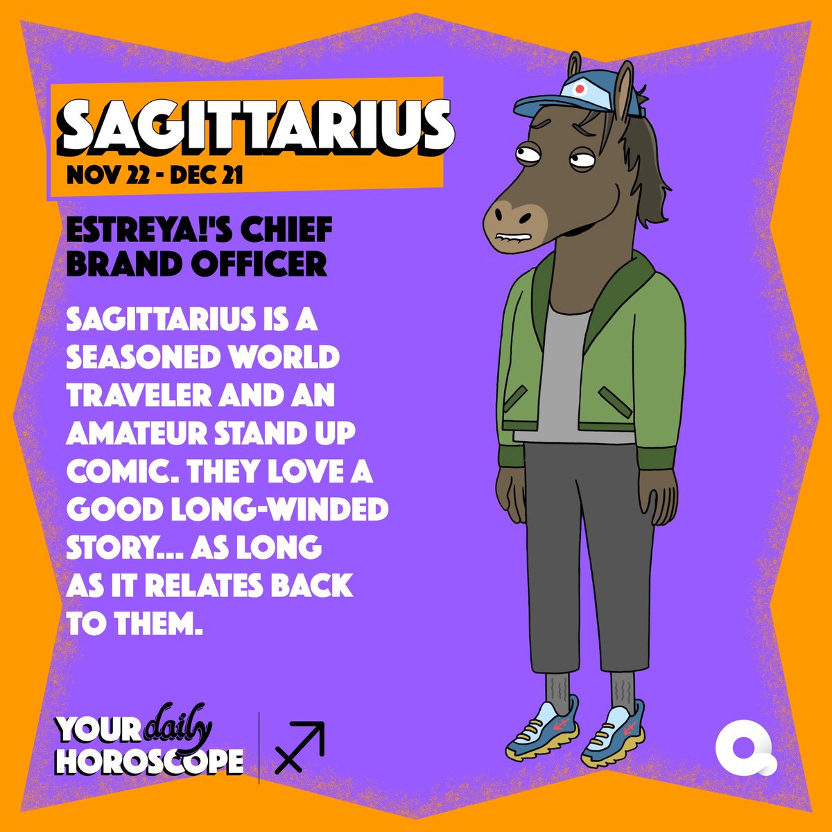 I do love a good long winded story...Also have I told you about this show I’m making? #YourDailyHoroscope <a href="/Quibi/">Roku</a> <a href="/attn/">attn</a> <a href="/alizakelly/">Aliza like Ibiza</a> link.quibi.com/YourDailyHoros…