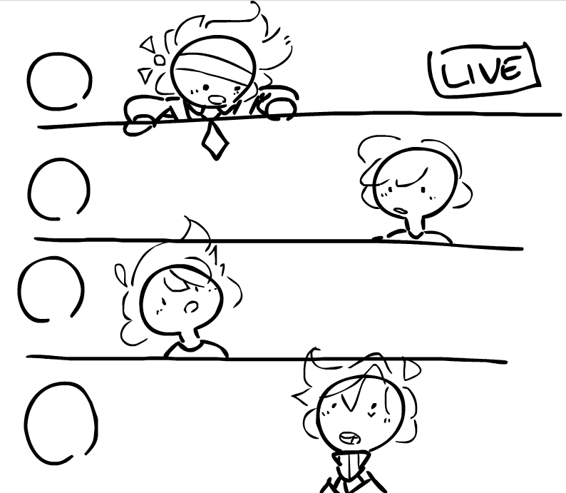 if i were to make an animated video of a snip-it of a voice chat, it would look like this. 