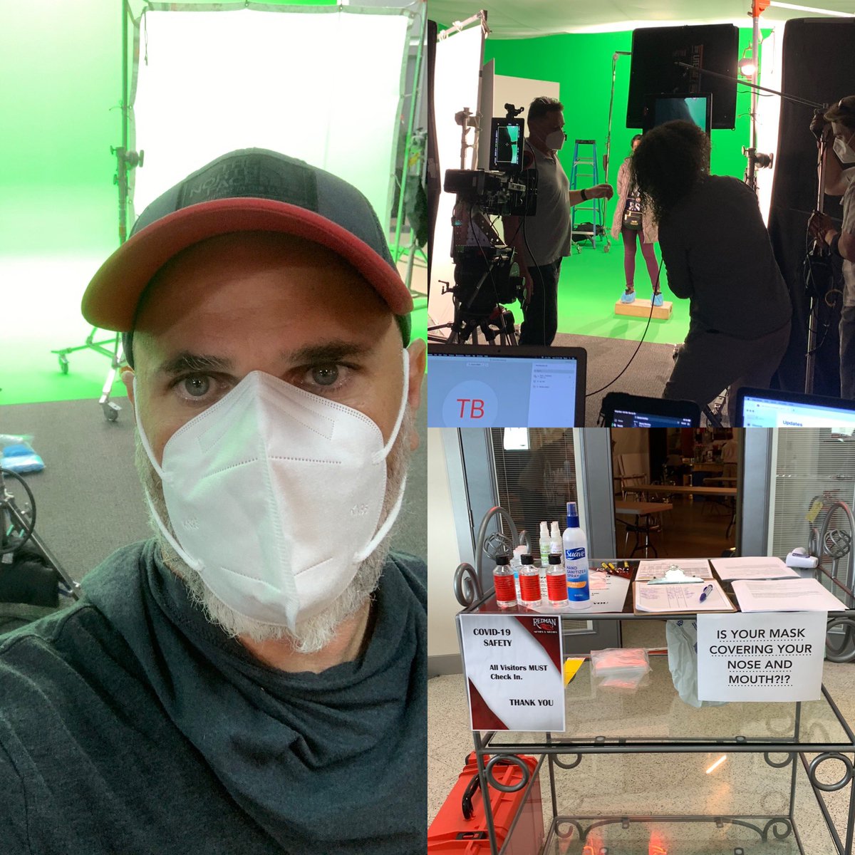 CharlieCoTV's tweet photo. Nice to be back shooting....all safe and.....well MOS..😉 https://t.co/aBZfEssvOh