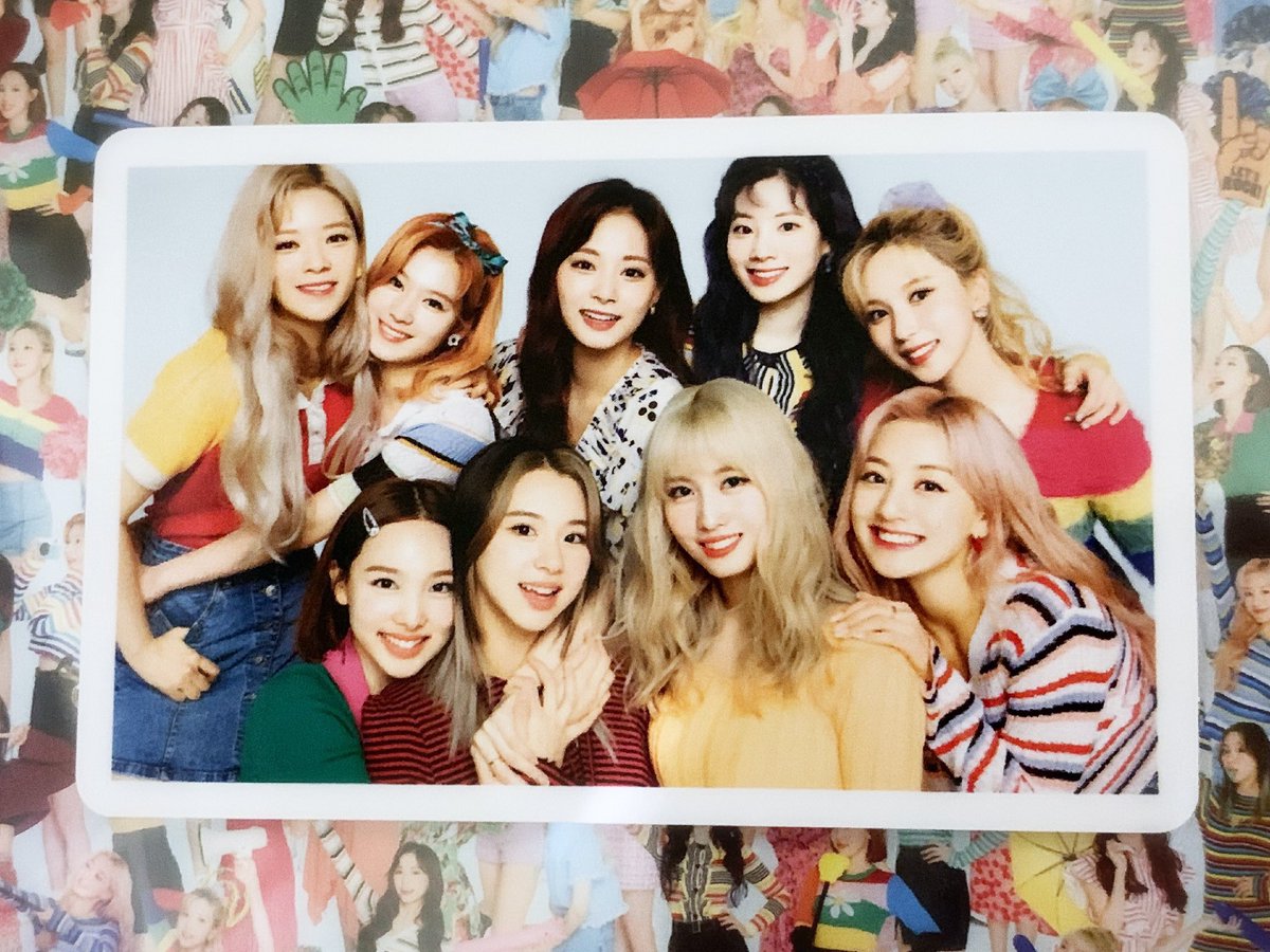The group Photocard for Once Japan edition!!! I LOVE THIS The BEST