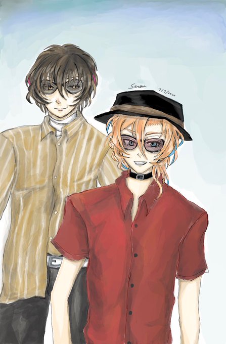 双黒のtwitterイラスト検索結果