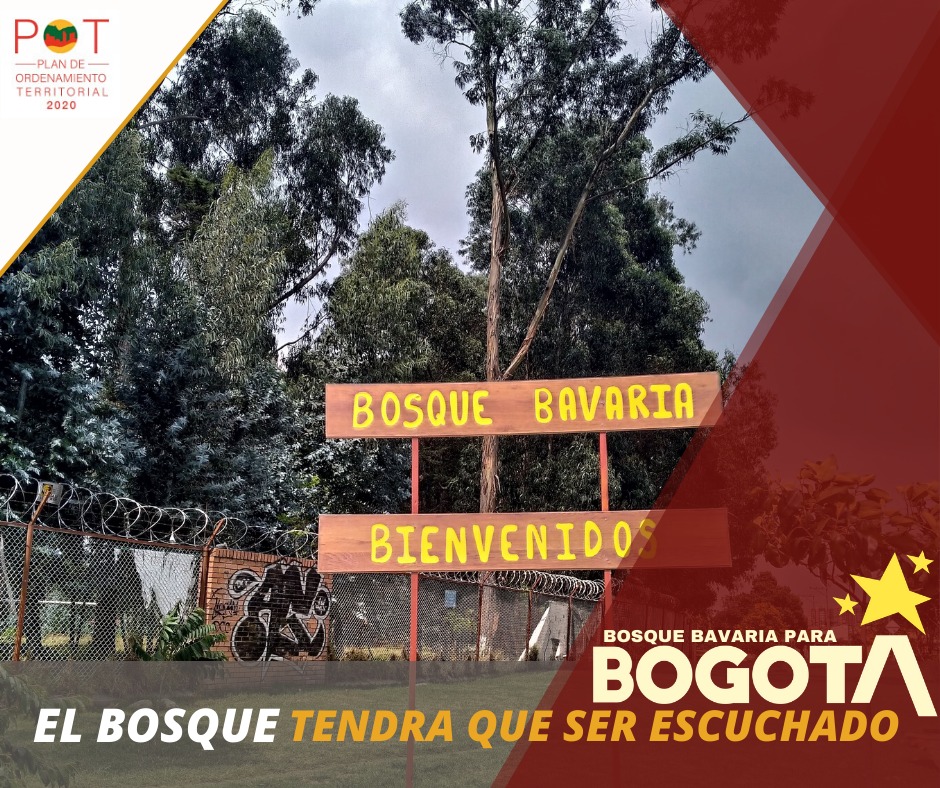 SomosBosqueB's tweet photo. ¿Sabías que puedes pedir que se conserve el Bosque Bavaria a través del POT?
✉️Envía al siguiente correo: potbogota@sdp.gov.co tu petición, expresando que solicitas que el Bosque Bavaria haga parte de la Estructura Ecológica Principal de la ciudad.
Más correos, más incidencia! https://t.co/wQLeJBascC