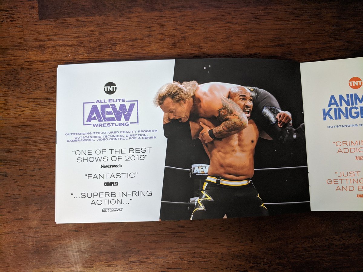 hardknocksfilm's tweet photo. So great to see former @EWFEmpire star &amp; #SCU member @ScorpioSky and "Le Champion" @IAmJericho in TNT's EMMYs For Your Consideration campaign.  Sky is featured briefly in our documentary wrestling @FrankieKazarian at the EWF 20th Anniversary show. 

#FYC #EMMYs #Emmys2020 https://t.co/zPbs0F6lSx