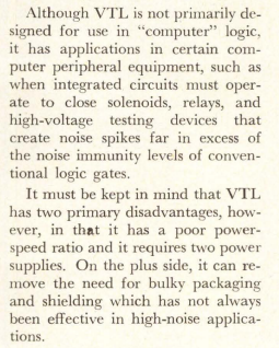 i know about TTL, there is also DTL and RTL, but did you know that there was also VTL?