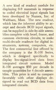 here's a novel decimal display technology. this replaces a decoder and individual light bulbs. seems like a bit of a false optimization, this thing looks very rube goldbergian.